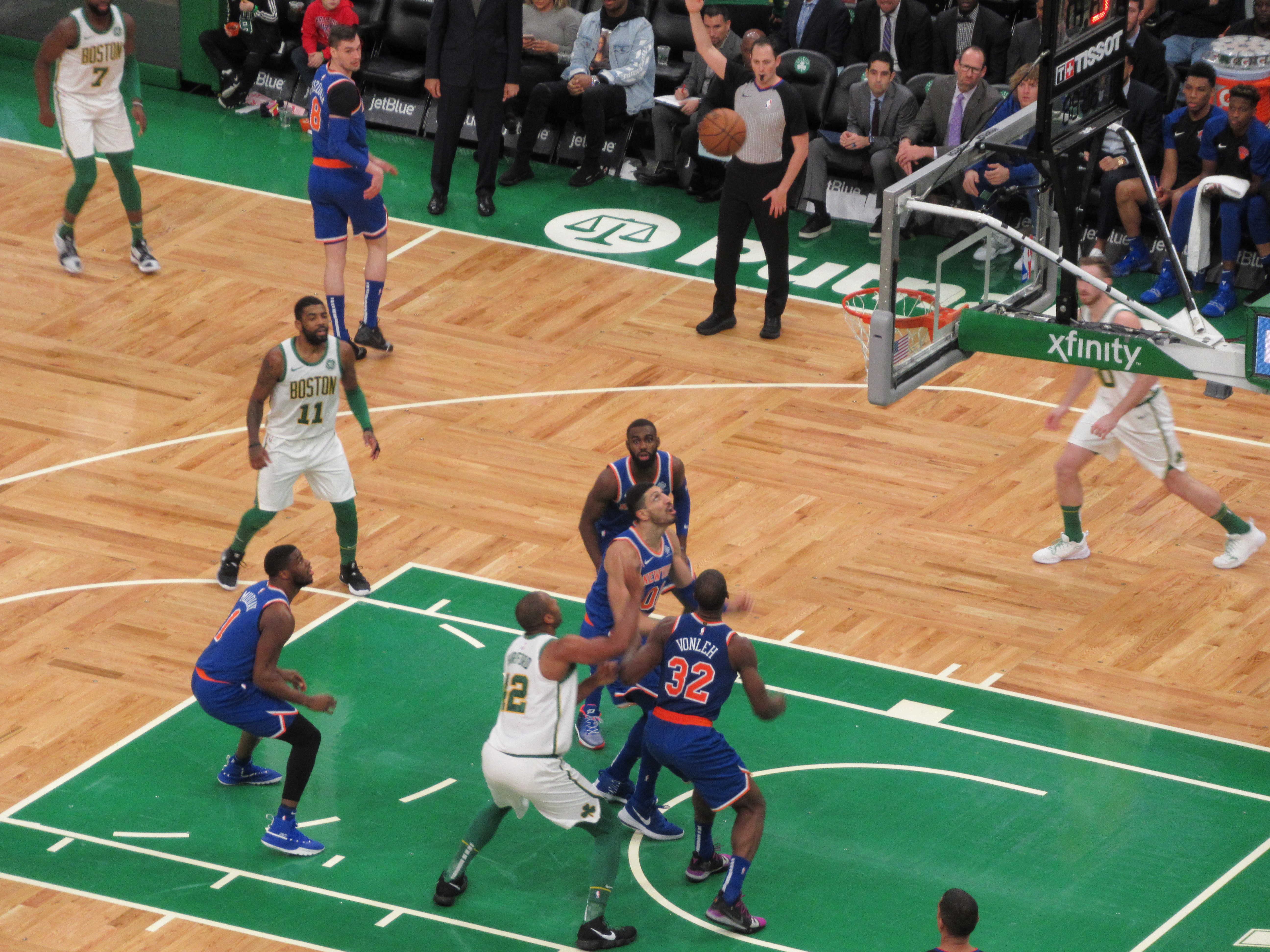 Match NBA TD Garden Boston