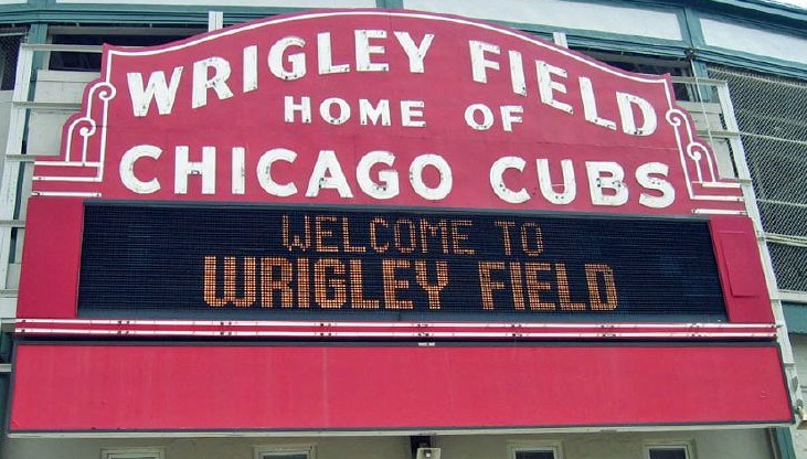 match de baseball à Chicago