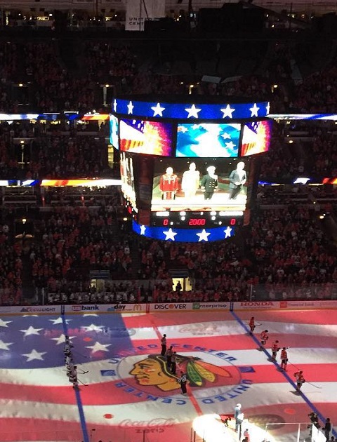 Voir un match de hockey à Chicago