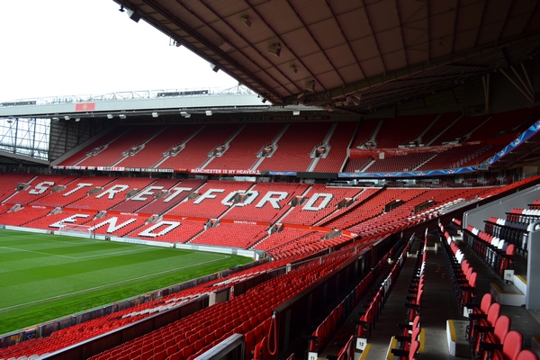Vue tribunes old trafford