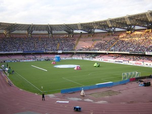 Places match de foot à Naples