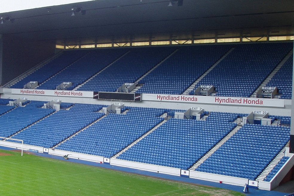 Un match des Rangers à Ibrox Stadium