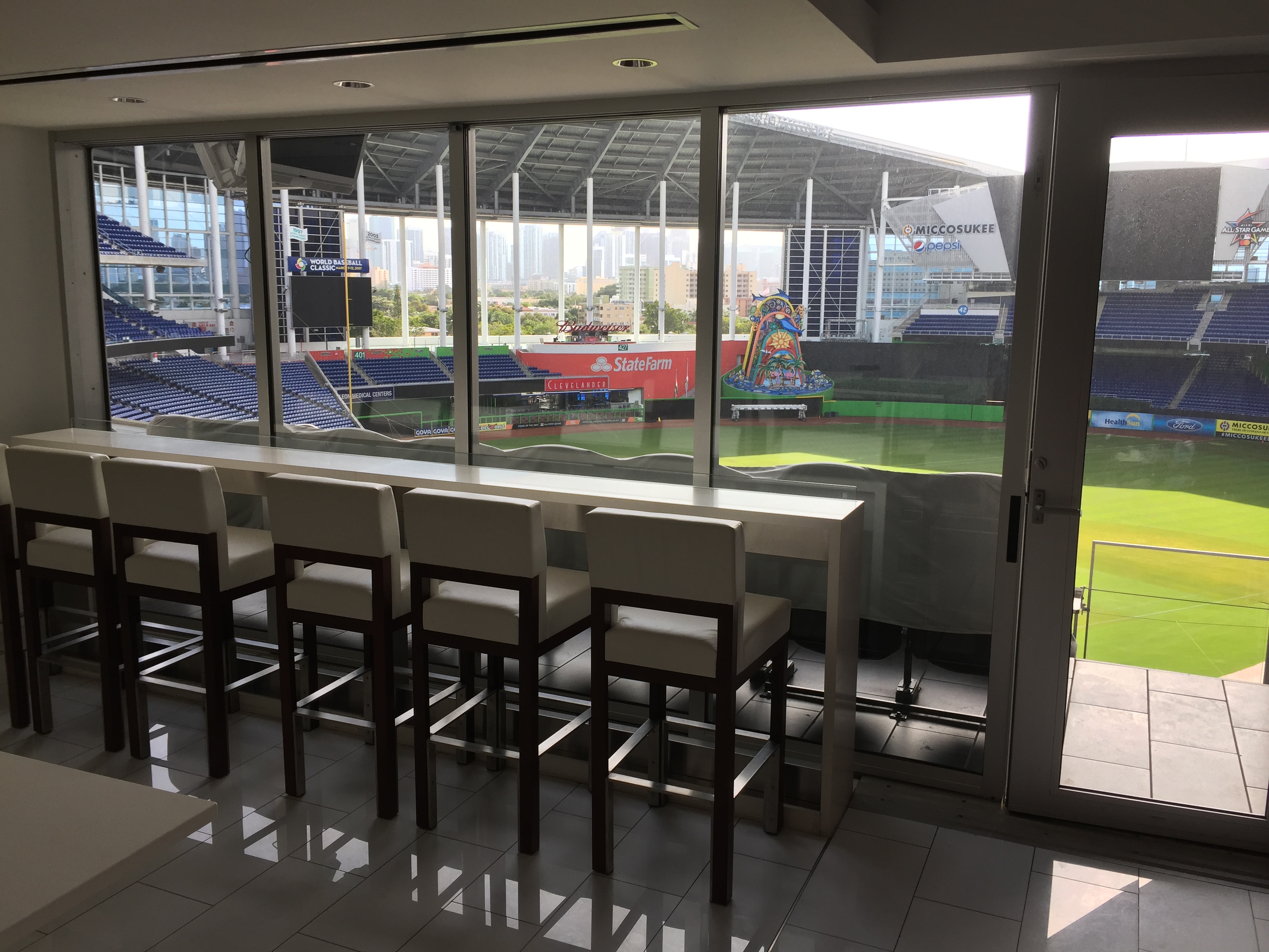 Visite du stade de baseball de Miami