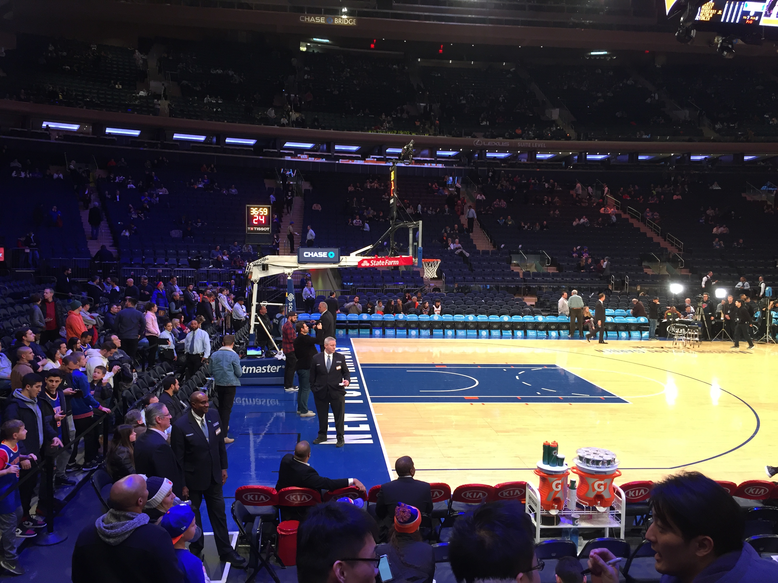 NBA basket New York