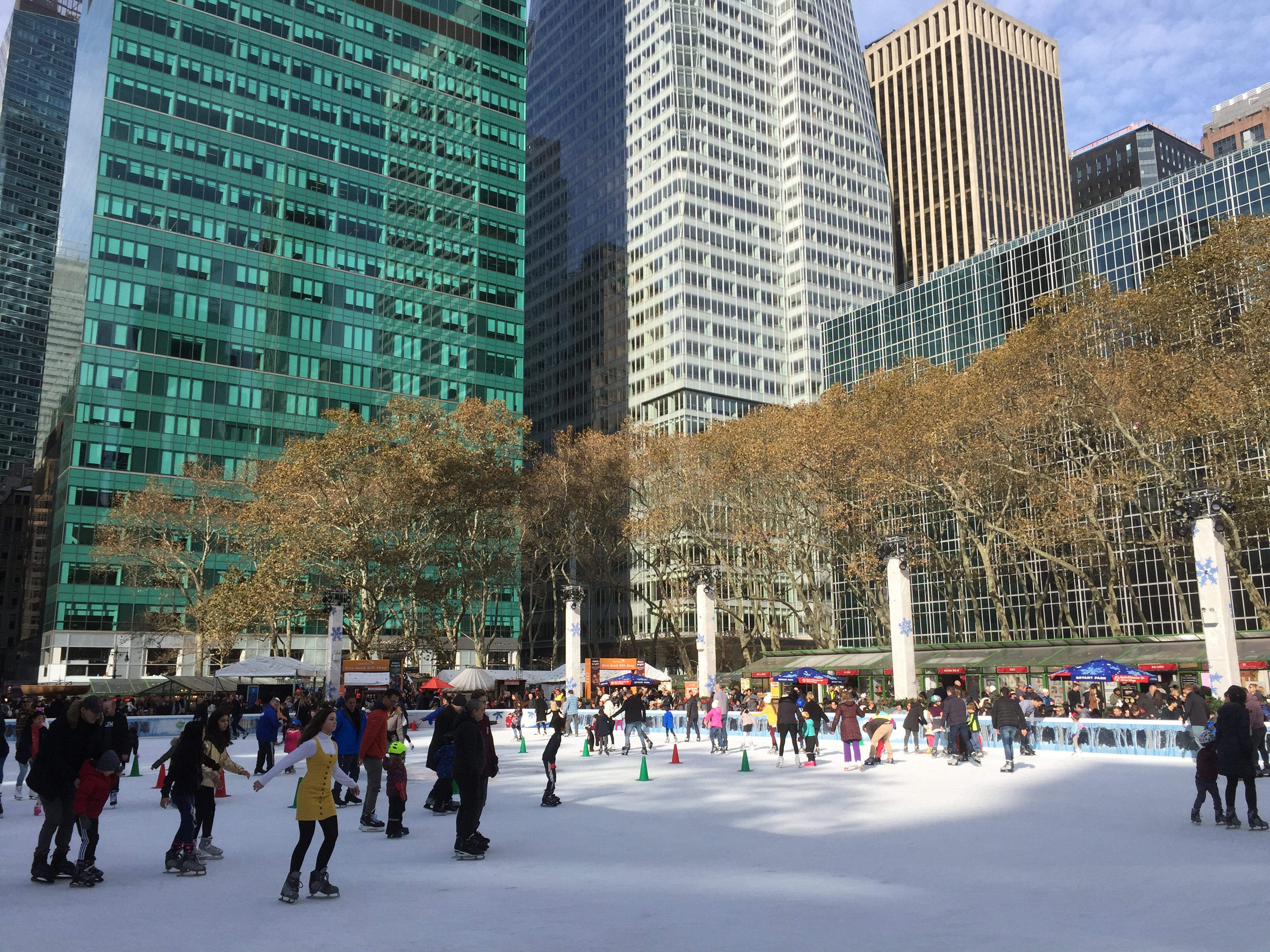 Patins à glaces en extérieur à New York