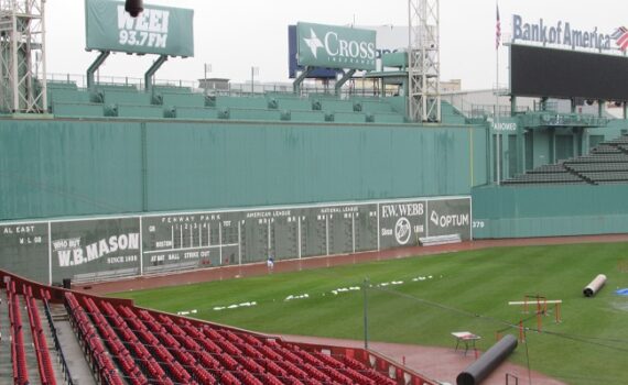 Un match de baseball à Boston