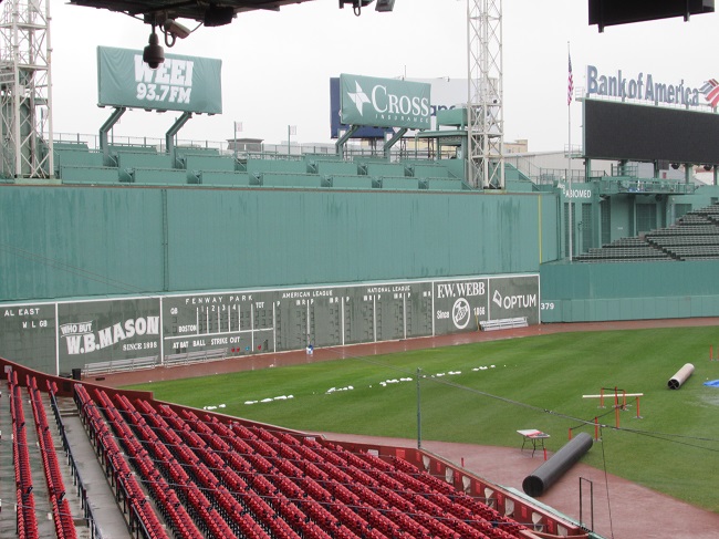 Un match de baseball à Boston