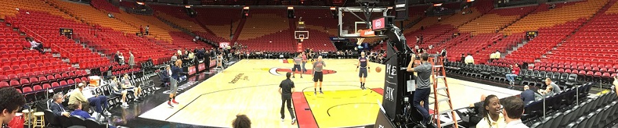 Places match NBA à Miami