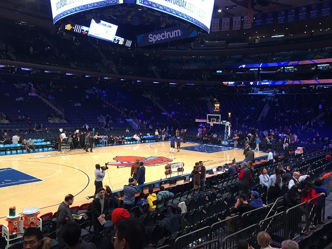 voir un match des Knicks à New York