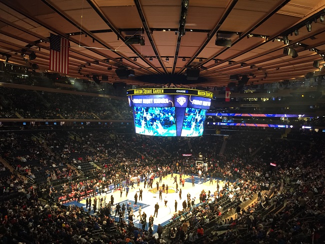 Tickets match NBA Madison Square Garden