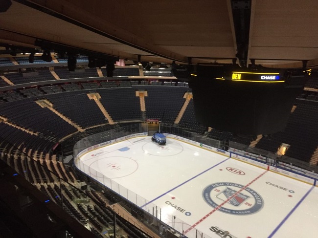 Visite du Madison Square Garden de New York