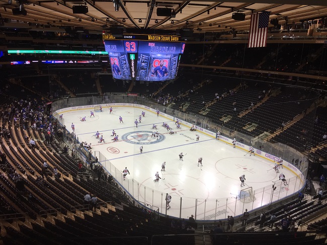 Places match NHL à New York