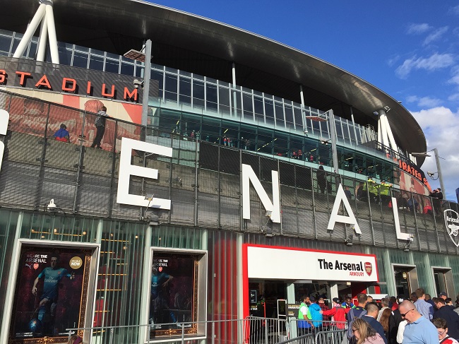 Visite de l'Emirates Stadium à Londres