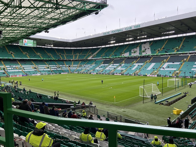 Voir le stade du club du Celtic à Glasgow