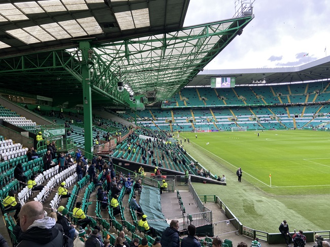 L'arène de foot à Glasgow